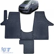 image-51-Premium rubber floor mat set 4-piece for VW T5 T6 Bus Transporter 2003-2019