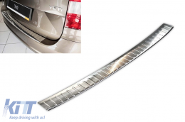 image-38-Avisa rear bumper protector suitable for Skoda Yeti City after 2013, chrome