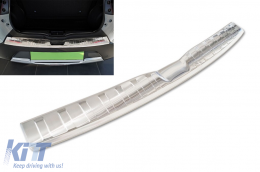 image-47-Avisa rear bumper protector suitable for Dacia Spring hatchback after 2021 with 5 doors, chrome