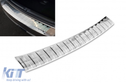 image-59-Avisa rear bumper protector suitable for Volkswagen Passat B7 estate 2011-2014, chrome
