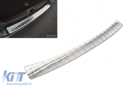 image-65-Avisa rear bumper protector suitable for Subaru Outback after 2021, chrome