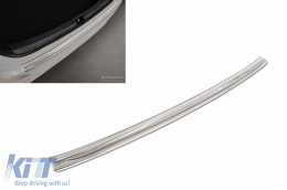 image-69-Avisa rear bumper protector suitable for Toyota Corolla sedan after 2018, Corolla GR Sport sedan after 2019, chrome