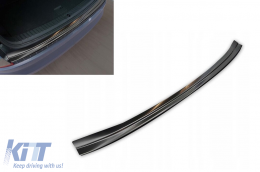 image-3-Avisa rear bumper protector suitable for Skoda Kodiaq, Scout 2016-2021, after 2021, RS 2019-2021, after 2021, black lacquer