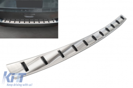 image-23-Reinforced Avisa protector suitable for rear bumper of Volkswagen Caddy after 2020, chrome