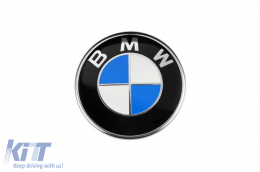 image-33-Original emblem suitable for BMW hood white/blue 95mm