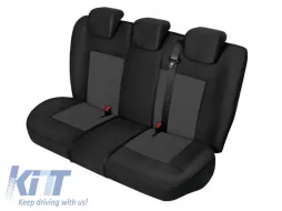 image-5-Kegel Apollo series upholstery suitable for rear seats, black with gray