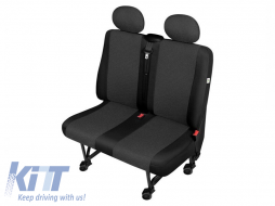 image-7-Kegel upholstery series Ares suitable for double seat on Renault Master, Opel Movano, Nissan NV400 after 2010, black