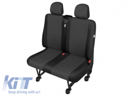 image-8-Kegel upholstery series Ares Tailor Made for double seat suitable for Renault Trafic, Opel Vivaro, Nissan Primastar 2001-2014, black