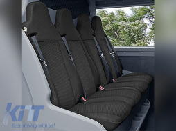 image-13-Kegel upholstery series DV4 Tailor Made suitable for second row seats of Renault Master, Opel Movano, Nissan NV400 after 2010, black