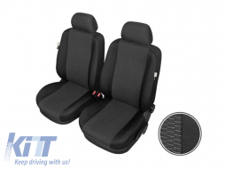 image-9-Kegel upholstery suitable for two single front seats of Volkswagen Caddy 2004-2015, after 2015, black with pattern