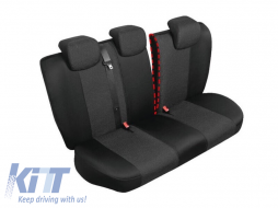 image-32-Kegel upholstery suitable for rear seat of Volkswagen Caddy 2004-2015, after 2015, black with pattern