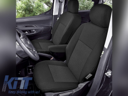 image-38-Kegel upholstery series Tailor Made suitable for front and rear seats of Peugeot Rifter, Partner, Citroen Berlingo, Opel Combo E, Toyota Proace City after 2019, black