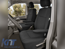 image-41-Kegel upholstery series Tailor Made suitable for front seats of Volkswagen T5 2003-2015, T6 after 2015, black