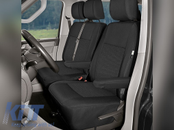 image-42-Kegel upholstery series Tailor Made suitable for front seats 1+2 of Volkswagen T5 2003-2015, T6 after 2015, black
