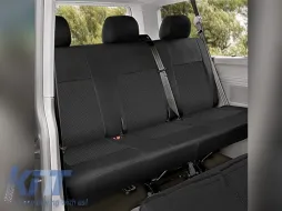 image-49-Kegel upholstery series Ares Tailor Made suitable for second or third row seats of Volkswagen T5 2003-2015, T6 after 2015, black