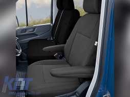 image-8-Kegel upholstery series Tailor Made suitable for front seat of Volkswagen Crafter after 2016, MAN TGE after 2017, black