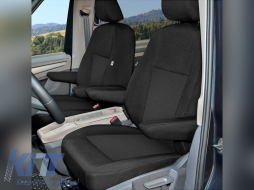 image-11-Kegel Tailor Made upholstery suitable for front seats 1+1 of Volkswagen T7 Multivan after 2021, black