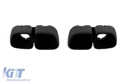 image-29-Set of oval black gloss exhaust tips suitable for Porsche Macan 2019-2024