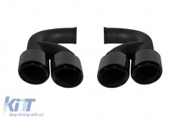 image-44-Set of black tips type 958 suitable for Porsche Cayenne 2010-2014