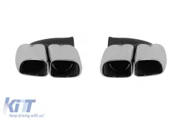 image-37-Set of chrome exhaust tips suitable for Porsche Cayenne, 2010-2014, left and right