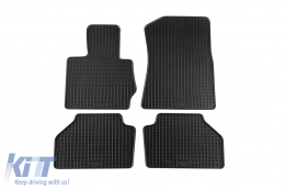 image-1-Specific rubber mats suitable for BMW X3 F25 2010-2017, X4 F26 2014-2018, 4-piece set, black color