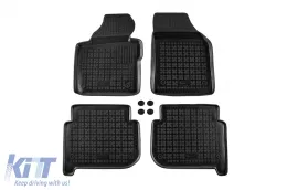 image-26-Specific rubber mats suitable for VW Touran 2003-2015, 4-piece set, black color