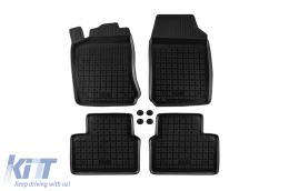 image-9-Specific rubber mats suitable for Opel Vectra B 1995-2002, 4-piece set, black color