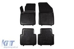 image-42-Specific rubber mats suitable for Opel Crossland X after 2017, 4-piece set, black color