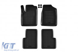 image-34-Specific rubber mats suitable for Ford Ka 2008-2016, 4-piece set, black color