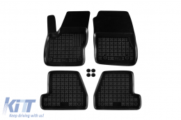 image-38-Specific rubber mats suitable for Ford Focus 2011-2018, 4-piece set, black color