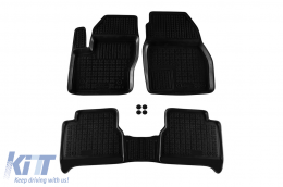 image-41-Specific rubber mats suitable for Ford Tourneo Connect, Transit Connect 2013-2023, 3-piece set, black color