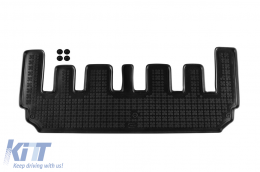 image-6-Specific rubber mat suitable for Ford Tourneo Custom Titanium after 2018, for second row seats, 1-piece set, black color