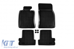image-42-Specific rubber mats suitable for Mini One, Cooper 2001-2013, 4-piece set, black color