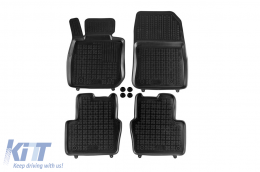 image-25-Specific rubber mats suitable for Mazda CX-3 after 2015, 4-piece set, black color