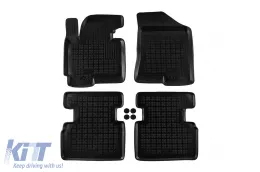 image-19-Specific rubber mats suitable for Kia Sportage 2010-2015, 4-piece set, black color