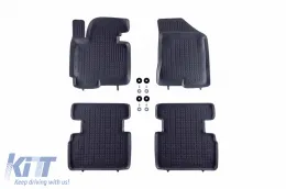 image-20-Specific rubber mats suitable for Kia Sportage 2010-2015, 4-piece set, grey color
