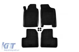image-65-Specific rubber mats suitable for Peugeot 206 1998-2012, 206+ 2009-2012, for version with fire extinguisher, 4-piece set, black color
