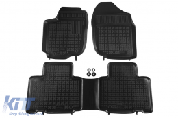image-18-Specific rubber mats suitable for Toyota Rav4 2013-2018, 3-piece set, black color