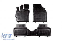 image-35-Specific rubber mats suitable for Toyota Yaris Cross after 2021, 3-piece set, black color
