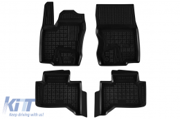 image-43-Specific rubber mats suitable for Land Cruiser J250 after 2024, 4-piece set, black color