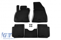 image-54-Specific rubber mats suitable for Fiat 500L after 2013, 7 seats, 3-piece set, black color