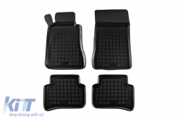 image-6-Specific rubber mats suitable for Mercedes C class W203 2000-2007, 4-piece set, black color