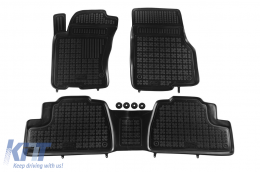 image-10-Specific rubber mats suitable for Mercedes ML W163 1998-2005, 3-piece set, black color