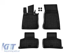 image-32-Specific rubber mats suitable for Mercedes GLC X254 MHeV, HeV after 2022, 4-piece set, black color