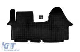 image-17-Specific rubber mat suitable for Nissan Primastar, Opel Vivaro, Renault Trafic 2001-2014, 1-piece set, black color