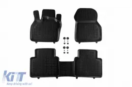 image-27-Specific rubber mats suitable for Renault Zoe after 2019, 3-piece set, black color