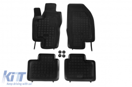 image-60-Specific rubber mats suitable for Alfa Romeo 156 2000-2006, 4-piece set, black color
