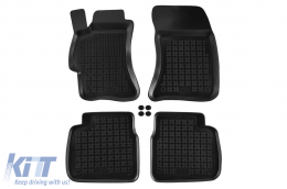 image-68-Specific rubber mats suitable for Subaru Legacy 2003-2009, 4-piece set, black color