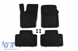 image-35-Specific rubber mats suitable for Jeep Grand Cherokee after 2010, 4-piece set, black color