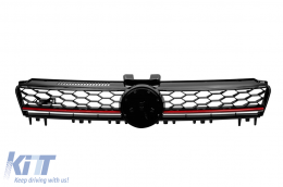 image-44-GTi grille suitable for VW Golf VII 2012-2019 for GTi bumper, without emblem opening